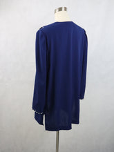 Lataa kuva Galleria-katseluun, Sininen bleiseri näyttävällä kauluksella 42