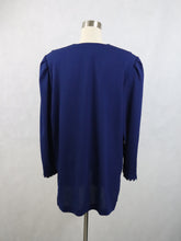 Lataa kuva Galleria-katseluun, Sininen bleiseri näyttävällä kauluksella 42