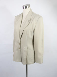 Vaalean beige jakkupuku 34/36