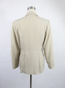 Vaalean beige jakkupuku 34/36