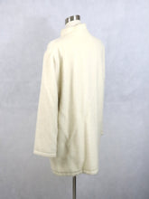 Lataa kuva Galleria-katseluun, Valkoinen villakangastakki 42