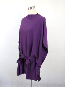 Violetti neuleponcho S/M