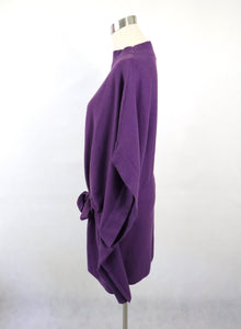 Violetti neuleponcho S/M