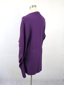 Violetti neuleponcho S/M