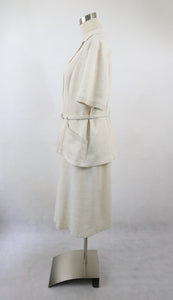 Beige jakkupuku D46