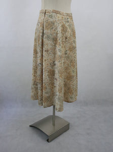 Beige kuviollinen hame D42