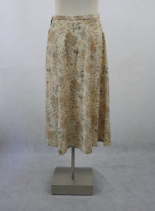 Beige kuviollinen hame D42