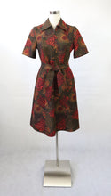 Lataa kuva Galleria-katseluun, Finn Karelia made in Finland 60-luvun vintagemekko 40