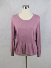 Lataa kuva Galleria-katseluun, Järvi Muoti Silkki Center roosa neulepusero silkkiä ja puuvillaa 46