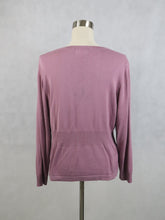 Lataa kuva Galleria-katseluun, Vaaleanpunainen puuvilla-silkkineulepaita 46