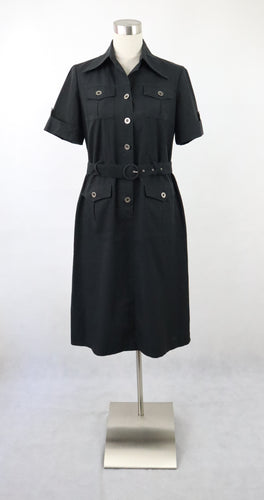 Kaunotar Finn Fashion kotimainen vintage musta paitamekko C40