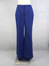 Lataa kuva Galleria-katseluun, Kaunotar Finn Fashion siniset housut C42 kotimaista vintagea 