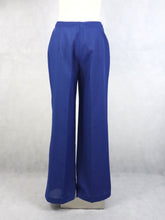 Lataa kuva Galleria-katseluun, Siniset leveälahkeiset housut C42