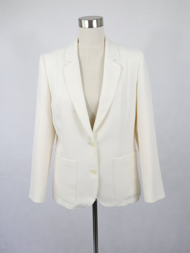 L-Collection made by Kestilä Finland luonnonvalkoinen kotimainen vintage bleiseri C40