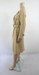 Beige puolipituinen trenssi 34