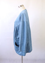 Lataa kuva Galleria-katseluun, Sininen oversize farkkutakki 40