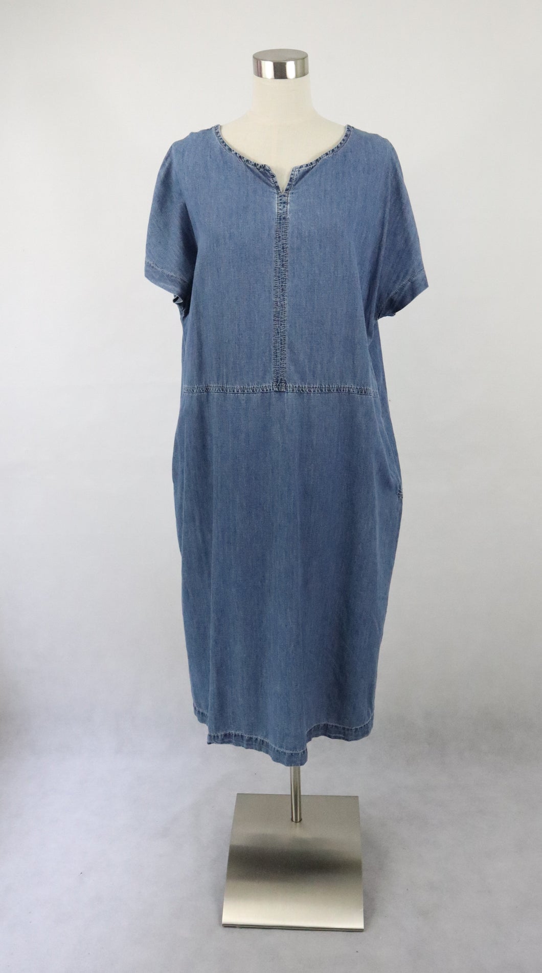 Lee Cooper Sissy pellava-puuvillakankainen farkkumekko XL