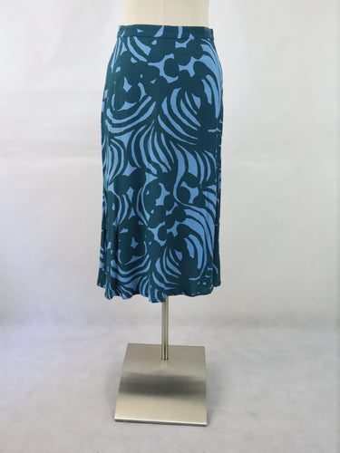 Turkoosi Marimekko Bourbon Keisarin puutarhassa hame 38