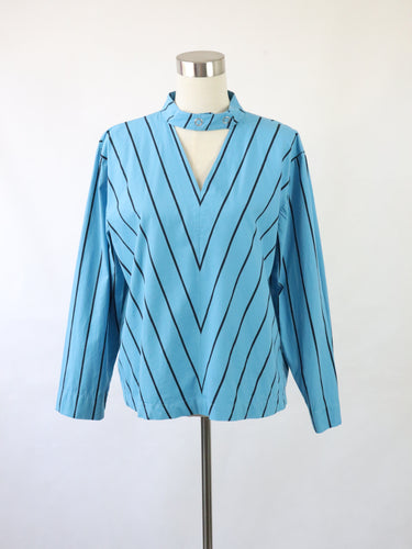 Marimekko turkoosi Loistava Kiskoraita pusero 100% puuvillaa 42