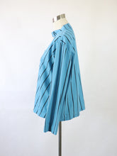 Lataa kuva Galleria-katseluun, Turkoosi raidallinen pusero 42