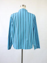 Lataa kuva Galleria-katseluun, Turkoosi raidallinen pusero 42