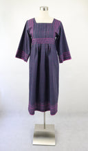 Lataa kuva Galleria-katseluun, Marimekko Suomi Finland vintage violetti Muija-kuvioinen mekko  34