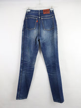 Lataa kuva Galleria-katseluun, Siniset kulutetut vintagefarkut 30"