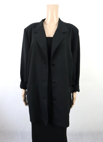 Miranella musta vuorittamaton oversize bleiseri 46