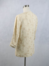 Lataa kuva Galleria-katseluun, Beige kuviollinen pellavasekoitejakku 36