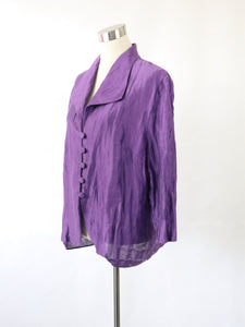 Violetti pellavajakku 44
