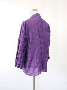 Violetti pellavajakku 44