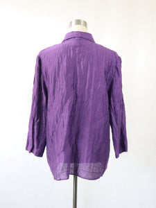 Violetti pellavajakku 44