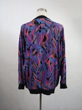 Lataa kuva Galleria-katseluun, Värikäs kuviollinen paitajakku 40