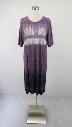 Nanso Utu made in Finland liila mekko viskoositrikoota XL