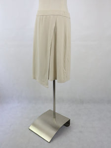 Vaalean beige kietaisuhame L