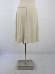 Vaalean beige kietaisuhame L