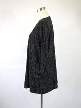 Lataa kuva Galleria-katseluun, Mustavalkoinen kuviollinen tunika XXL