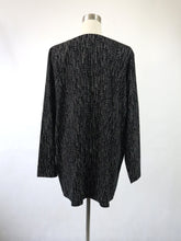 Lataa kuva Galleria-katseluun, Mustavalkoinen kuviollinen tunika XXL