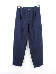 Nicholl's by Ewald Oy ruutukuvioiset kotimaiset 80-luvun vintagefarkut 