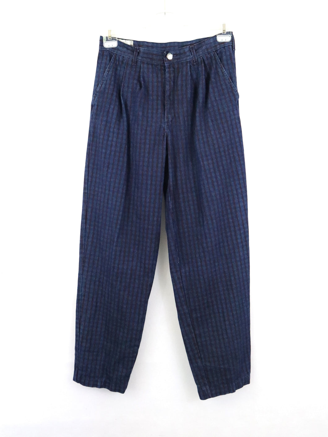Nicholl's by Ewald Oy ruutukuvioiset kotimaiset 80-luvun vintagefarkut 