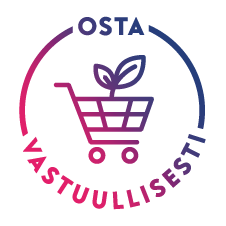 Osta netistä vastuullisesti! Suomimuoti.fi on mukana #kestävävaate-listalla ja ostavastuullisesti.fi-sivustolla. Ostamalla meiltä vaatteita ja asusteita voit tukea vastuullista, kiertotaloutta ja pitkäikäisyyttä edistävää kotimaista tekstiiliteollisuutta.
