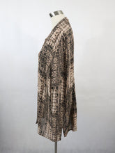 Lataa kuva Galleria-katseluun, Beige kuviollinen tunika 46