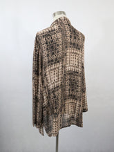 Lataa kuva Galleria-katseluun, Beige kuviollinen tunika 46