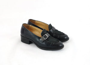 Mustat korolliset loaferit 3½