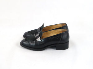 Mustat korolliset loaferit 3½