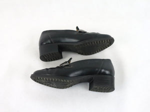 Mustat korolliset loaferit 3½