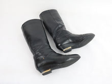 Lataa kuva Galleria-katseluun, Mustat nahkasaappaat 38