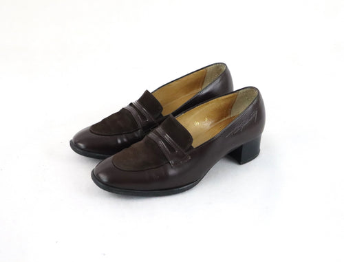 Pertti Palmroth tummanruskeat korolliset loaferit 3½