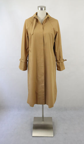 Piiron made in Finland vaaleanruskea kotimainen vintage trenssitakki 38
