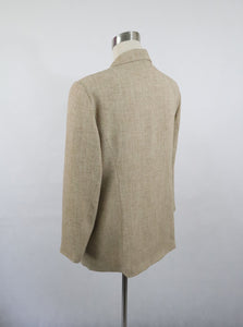 Beige koristetaskullinen bleiseri 40